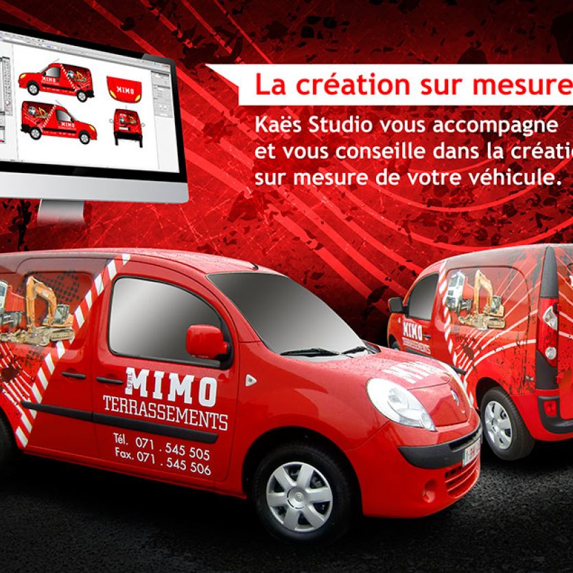 Création de covering véhicule